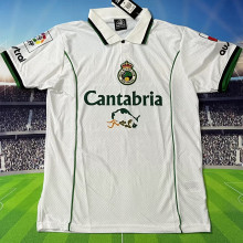 1998/1999 Racing Santander White Retro Soccer Jersey 桑坦德竞技