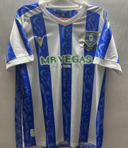 2025/26 Sheffield Wednesday Home Fans Soccer Jersey 带胸前广告