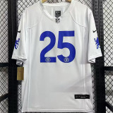 2025/26 CHELSEA FC # 25 White NFL Jersey