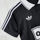 2025/26 AD x oasis #25 Black Retro Style Fans Soccer Jersey (Have No.25 带号码）