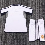 2000/2001 RM Home White Retro Kids Soccer Jersey