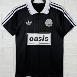 2025/26 AD x oasis #25 Black Retro Style Fans Soccer Jersey (Have No.25 带号码）