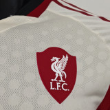 2025/26 LFC Away White Player Version Long Sleeve Jersey