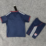 2025/26 Lyon Away  Kids Soccer Jersey