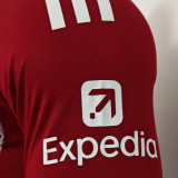2025/26 LFC Home Red Player Version Long Sleeve Jersey