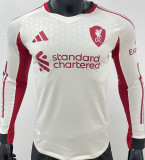 2025/26 LFC Away White Player Version Long Sleeve Jersey