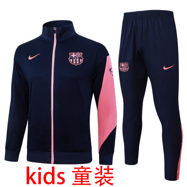 2025/26 BA Black Kids Jacket Tracksuit（粉色袖子）