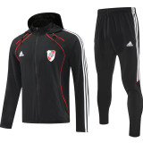 2025/26 River Plate Black Windbreaker Jacket（A Set）