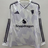 2025/26 M Utd Away Fans Long Sleeve Soccer Jersey