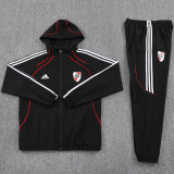 2025/26 River Plate Black Windbreaker Jacket（A Set）