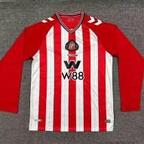 2025/26 Sunderland Home Long Sleeve Soccer Jersey