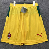 2025/26 AC Milan Third Yellow Short Pants