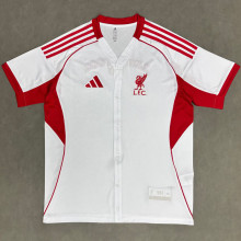 2025/26 LFC White Baseball T-Shirt