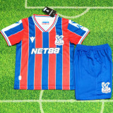 2025/26 Crystal Palace Home Kids Soccer Jersey