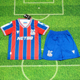 2025/26 Crystal Palace Home Kids Soccer Jersey