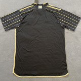 2025/26 Los Angeles Home Black Fans Soccer Jersey 队微上带星