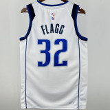 Mavericks FLAGG #32 White City Edition NBA Jersey