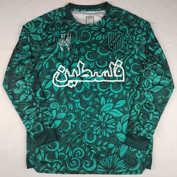2025/26 FC Palestine Fans Long Sleeve Soccer Jersey 阿拉伯文