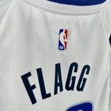 Mavericks FLAGG #32 White City Edition NBA Jersey
