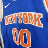 NY Knicks CLARKSON #00 Blue NBA Jersey