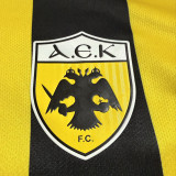 2025/26 AEK Athens Home Fans Soccer Jersey 雅典AEK
