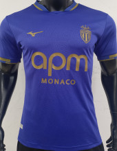 2025/26 Monaco Away Blue Player Version Soccer Jersey