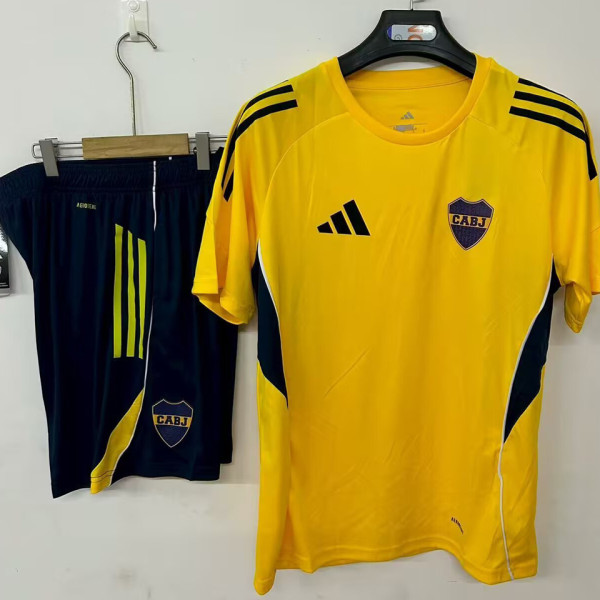 2025/26 Boca Yellow Training Jersey (A Set) 胸前无广告