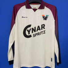 2025/26 Venezia FC Away White Long Sleeve Soccer Jersey 带胸前广告 CYNAR SPRITZ
