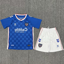 2025/26 Sunderland Away Blue Kids Soccer Jersey
