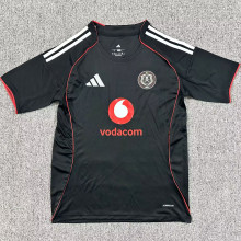 2025/26 Orlando Pirates Home Black Fans Soccer Jersey 奥兰多海盗