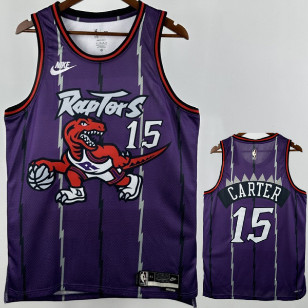 2026 Timberwolves CARTER #15 Purple Retro NBA Jersey
