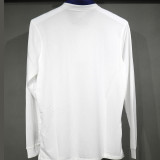 2014 Portugal Away White Retro Player Version Long Sleeve Soccer Jersey 球员版