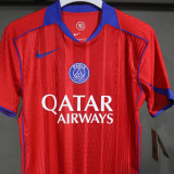 2025/26 PSG Third Red Player Version Soccer Jersey