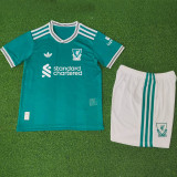 2025/26 LFC Third Green Player Version Kids Soccer Jersey 球员版童装