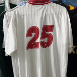 2025/26 AD x oasis #25 White Retro Style Fans Soccer Jersey (Have No.25 带号码）