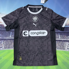 2025/26 ST Pauli Third Black Fans Soccer Jersey  圣保利