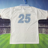 2025/26 AD x oasis #25 White Retro Style Fans Soccer Jersey (Have No.25 带号码）