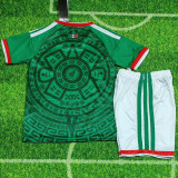 2026/27 Mexico Home Green kids Soccer Jersey