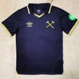 2025/26 West Ham Third Fans Soccer Jersey 不是纯黑色