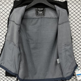 2026/27 Jordan Flight Black Outdoor Jacket # 立领RK907 不带帽