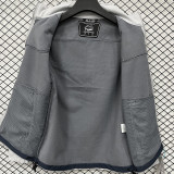 2026/27 Jordan Flight Grey Outdoor Jacket # 立领RK907 不带帽