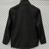 2026/27 Jordan Flight Black Outdoor Jacket # 立领RK907 不带帽