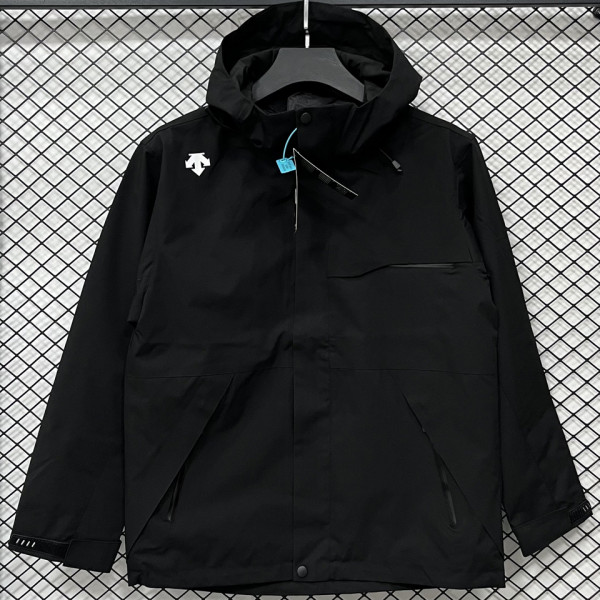 2026/27 DESCENTE Black Outdoor Windbreaker  H1002