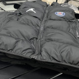 2026/27 PSG Jordan Black Cotton Vest Jacket  J3302