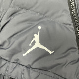 2026/27 PSG Jordan Grey Cotton Vest Jacket  J3302