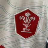 2025/26 Wales Away White Rugby Shirt 威尔士