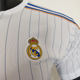 2025/26 RM White Retro Style Player Version Soccer Jersey