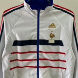 1998 France Blue And White Retro Reversible Windbreaker 双面