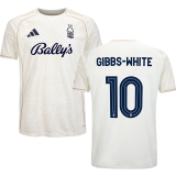 2025/26 Nottingham Forest Away White Fans Soccer Jersey