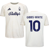 2025/26 Nottingham Forest Away White Fans Soccer Jersey